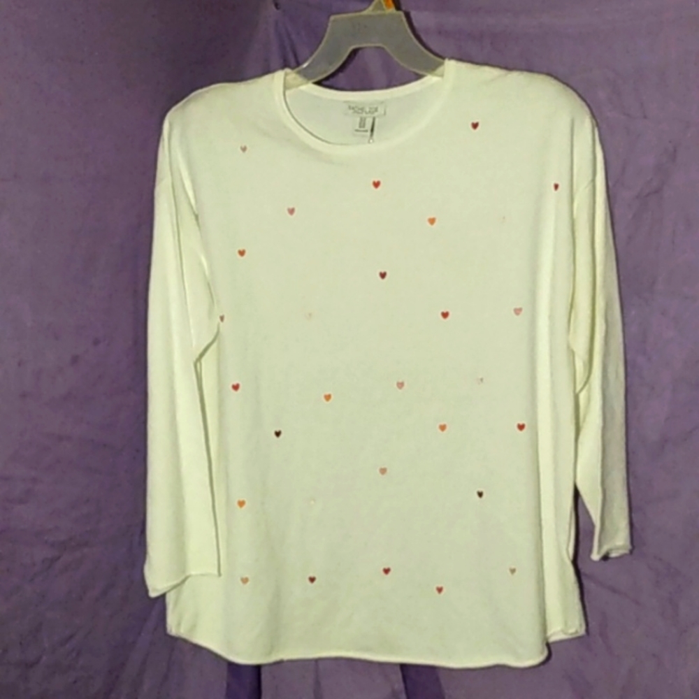 Rachel Zoe Valentine Hearts Sweater Size 1x